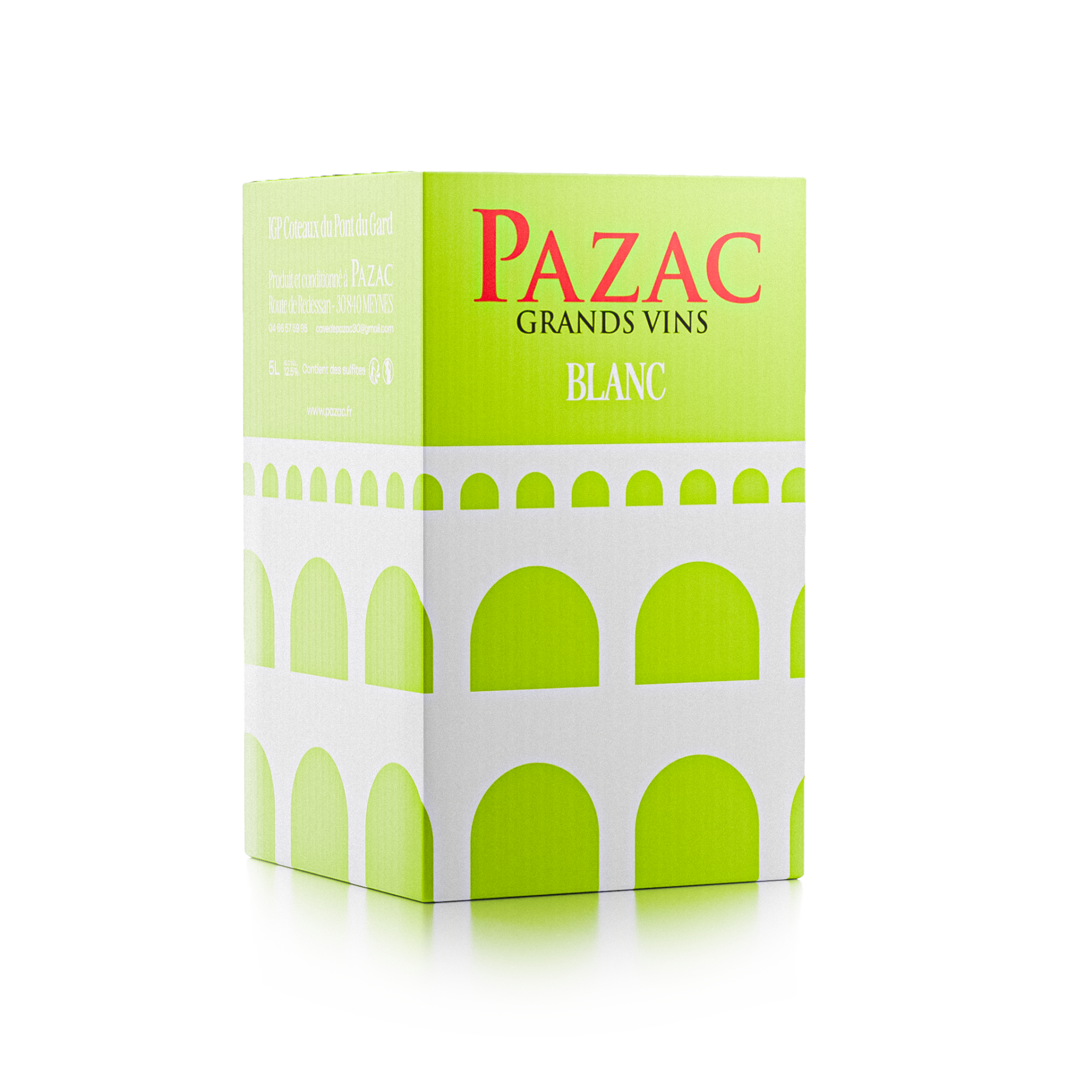 VERT OK BIB IGP White Wine – Cave de Pazac – 10 Litres